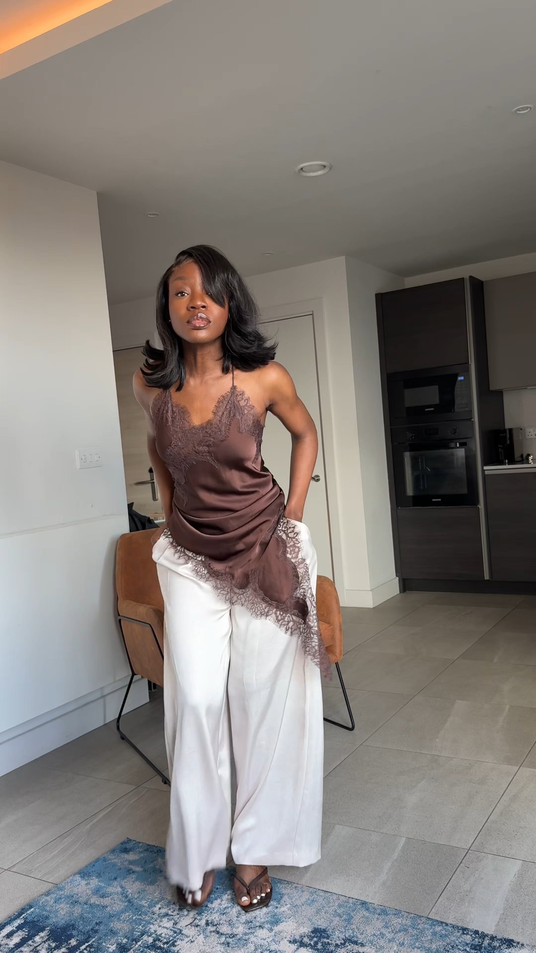 Lace cami top / Lace dress / Satin trouser #lacedress #springoutfit

#LTKuk #LTKsale #LTKspring