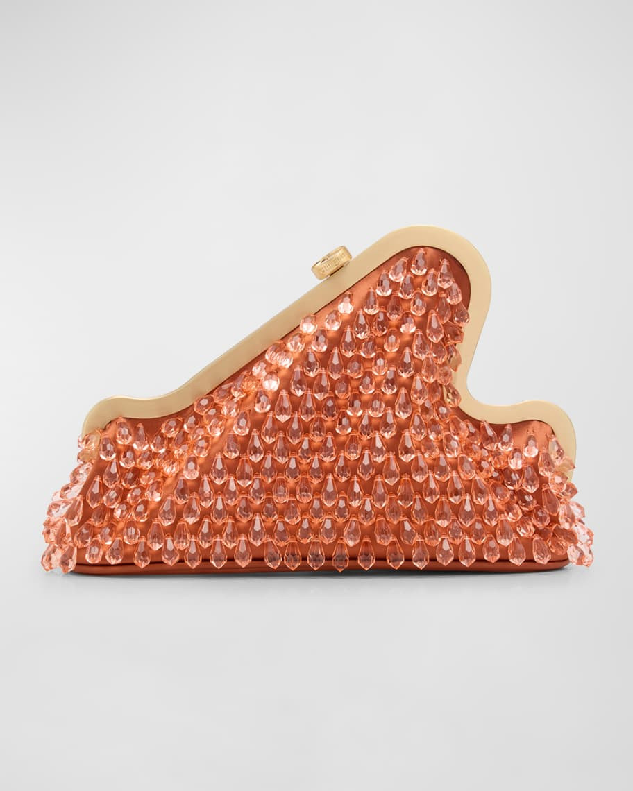 Cult Gaia Giana Beaded Clutch Bag | Neiman Marcus