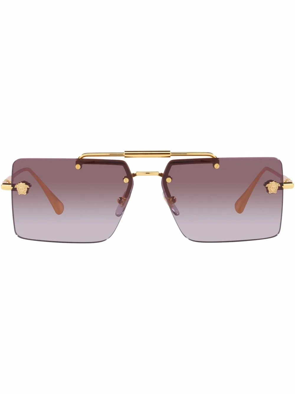 logo-plaque sunglasses | Farfetch Global