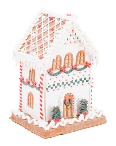 13.25in Led Gingerbread House | Pillows & Decor | Marshalls | Marshalls