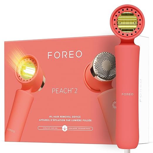 FOREO PEACH 2 IPL Hair Removal Device - Easy Permanent Hair Removal - Laser Hair Removal For Body... | Amazon (US)