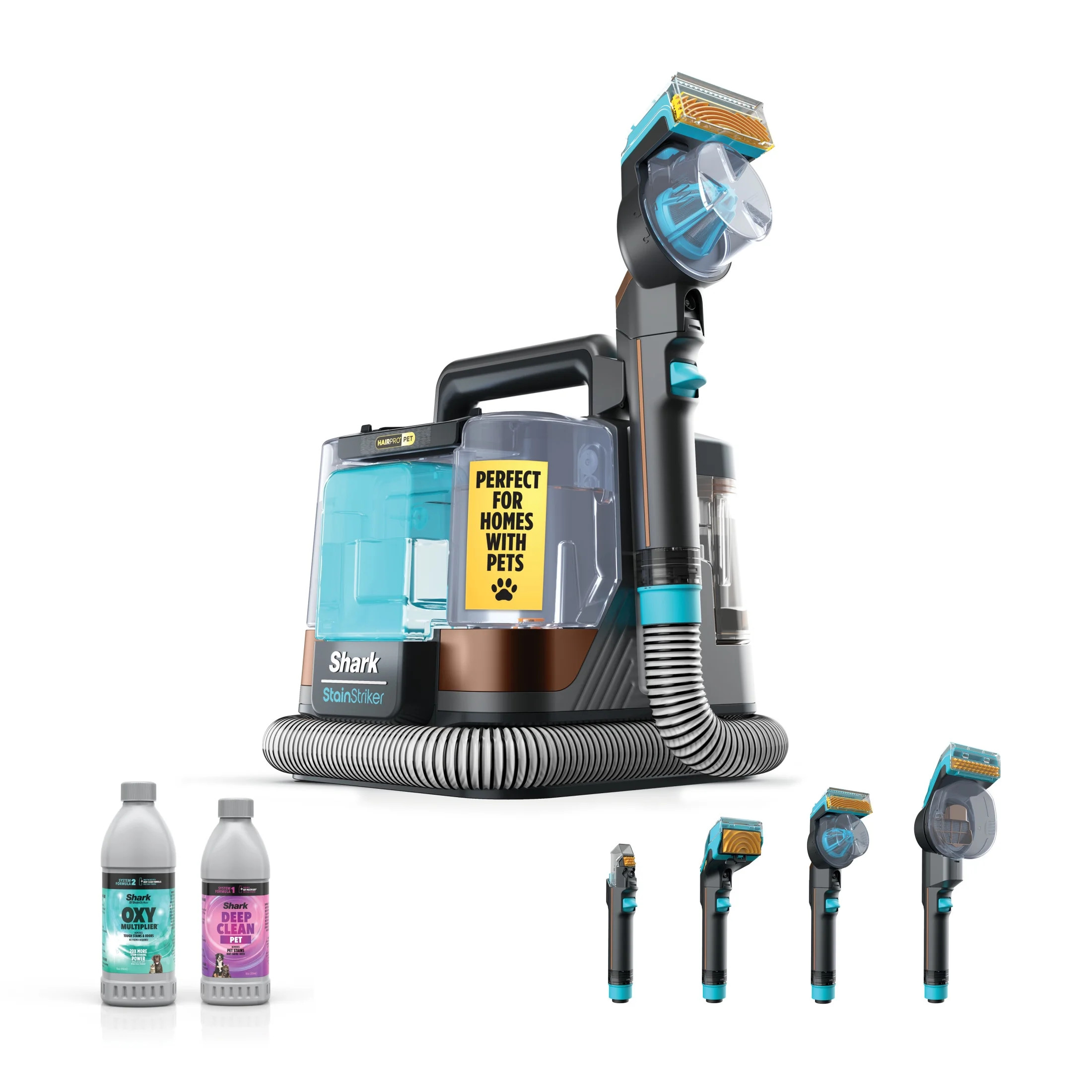 Shark StainStriker HairPro Portable Carpet, Upholstery & Rug Cleaner, Pet Friendly,Ultra-Powerful... | Walmart (US)