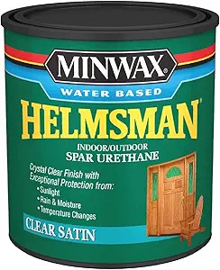 Minwax Water Based Helmsman Spar Urethane, Quart, Satin | Amazon (US)