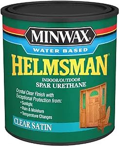 Minwax Water Based Helmsman Spar Urethane, Quart, Satin | Amazon (US)
