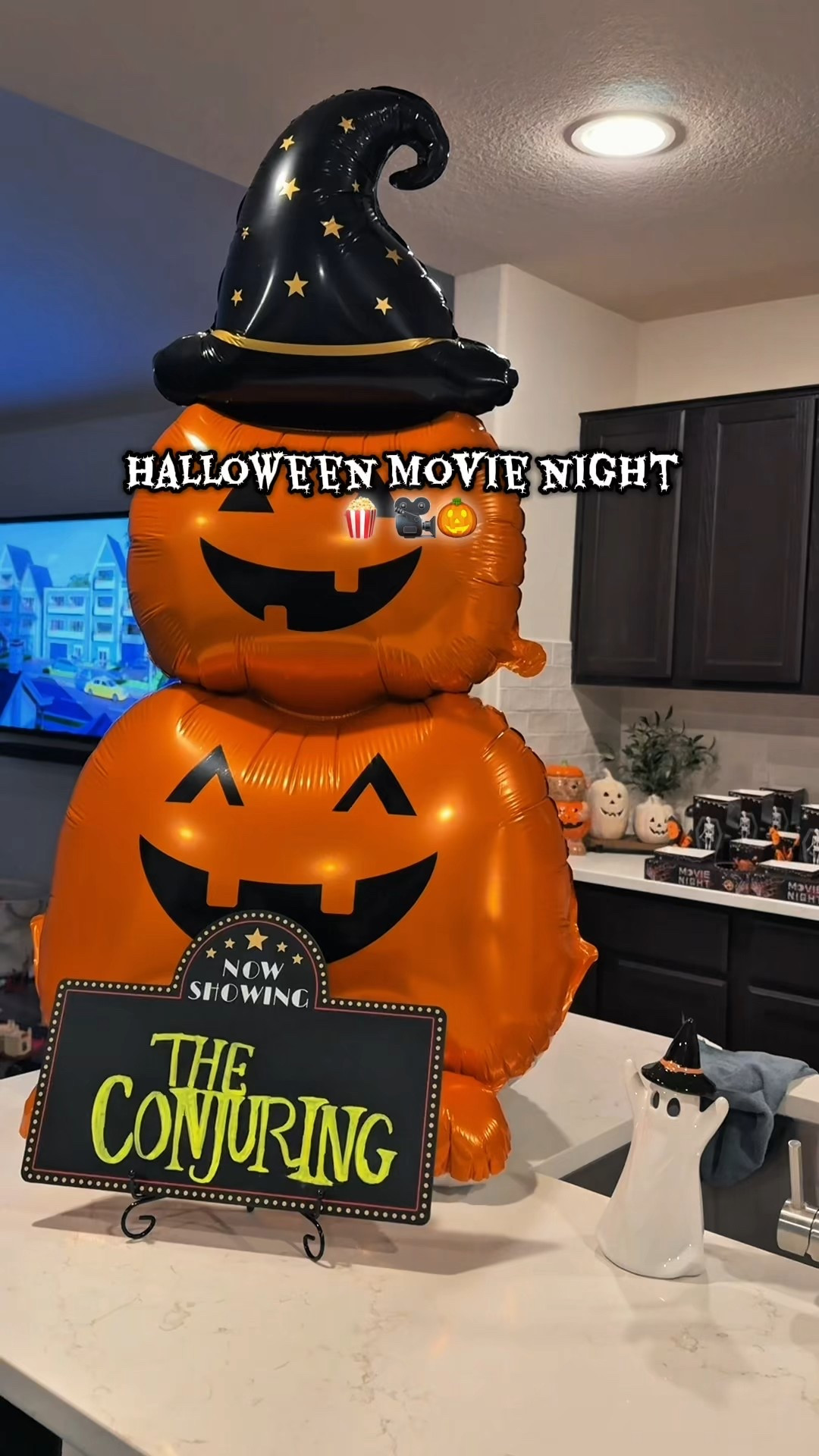 Booked and busy this Halloween 🖤🫶🏻🎃 loved our movie night 

#LTKSeasonal #LTKHalloween #LTKHome