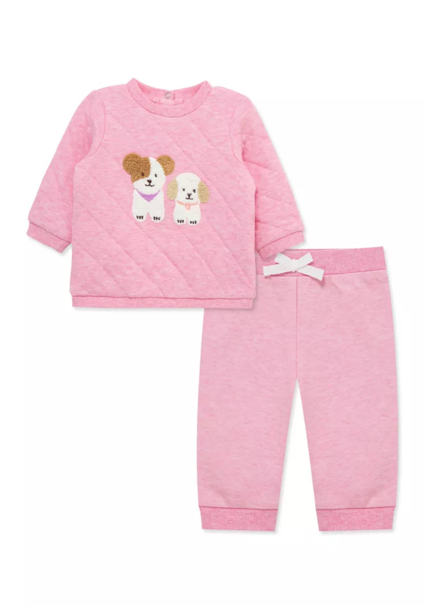 Little MeBaby Girls Cute Pups Active Set | Belk