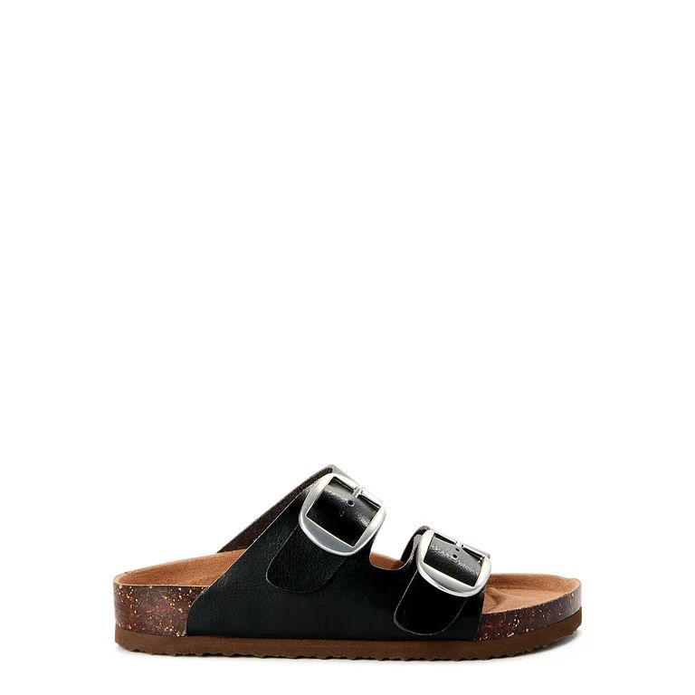 Time and Tru Women's Footbed Slide Sandals | Walmart (US)