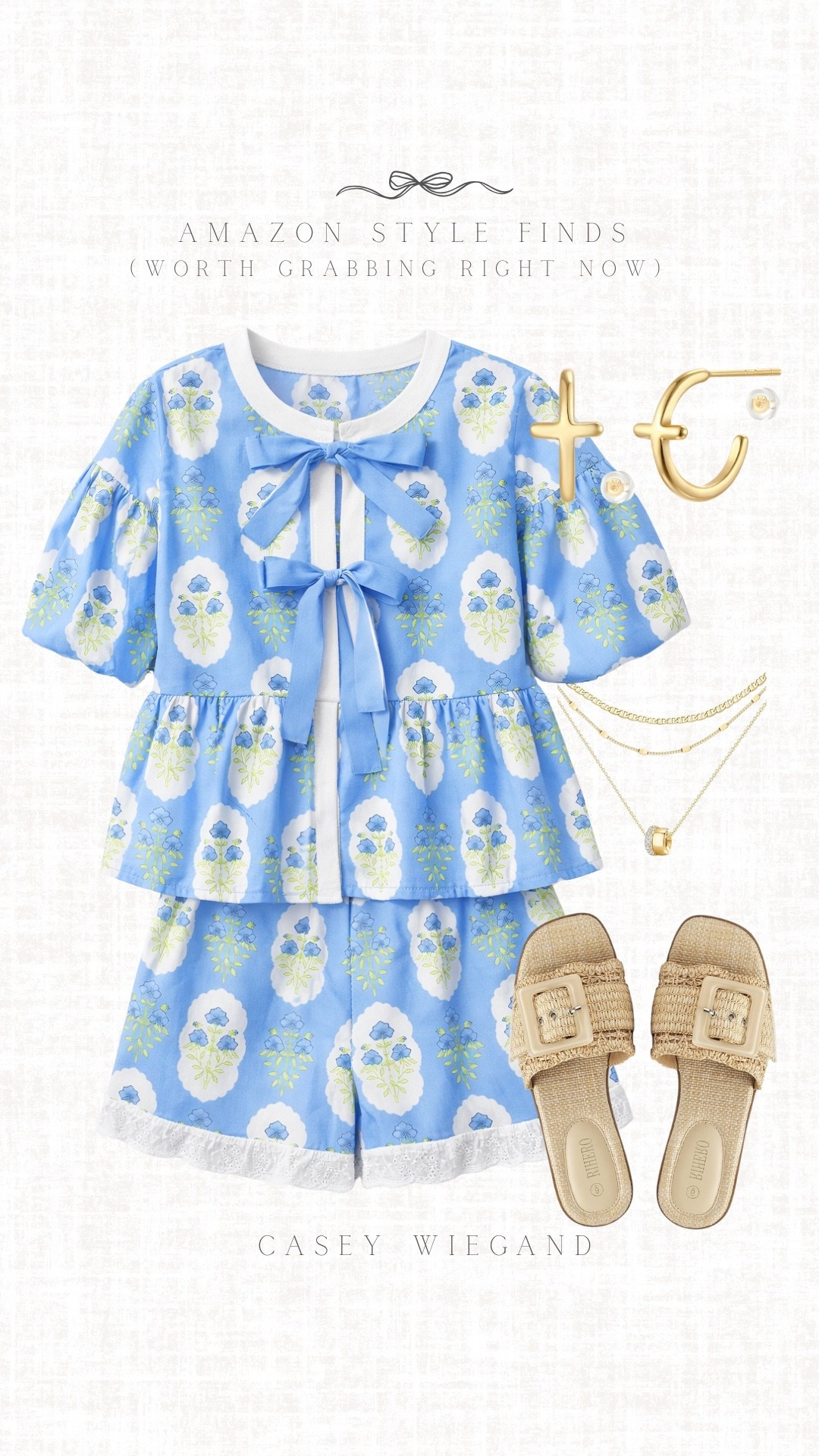 Spring into style with these floral shorts and matching blouse! Perfect for a casual day out. #SpringOutfits #AmazonFinds

#LTKdayinmylife #LTKootd #LTKgrwm