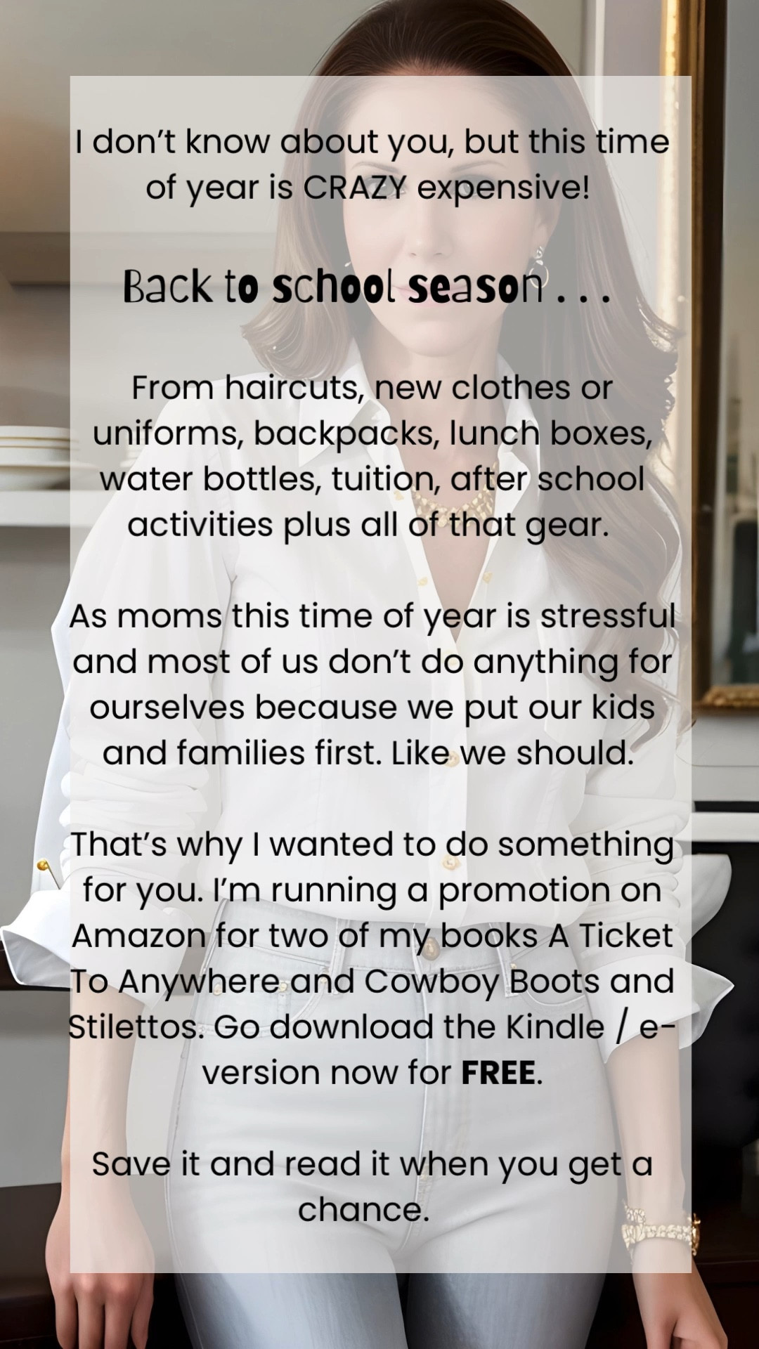 Forget Christmas being the most expensive time of year, I would argue that back to school season is the most expensive time of year! Which is why I wanted to do something for you. From one mom to another. - xx K. Kelly 


#backtoschool #backtoschool #backtoschoolsale #backtoschool2024 #backtoschoolgiveaway #backtoschoolshopping #momlife #momlife #momlifehacks #momlifestyle #momlifebelike #momlifebalance #momlifebestlife #momlifestruggles #momlifeunfiltered #momlifeisthebestlife #read #reading #readmore #readreadread #romcombooks #romcom #KathleenKellyAuthor #amazonfinds

#LTKSaleAlert #LTKVideo #LTKBacktoSchool