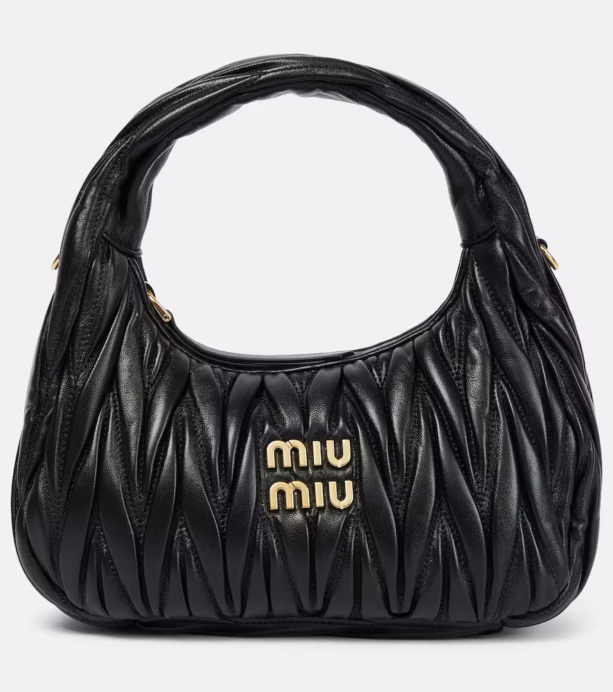 Miu Miu Miu Wander matelassé leather shoulder bag | Mytheresa (US/CA)
