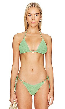 Bond Eye Ingrid Ring Triangle Top in Matcha Palm from Revolve.com | Revolve Clothing (Global)
