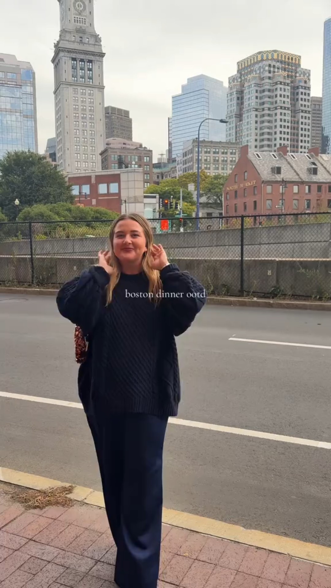 <boston dinner ootd> we ended the best girls trip by having dinner in the north end in Boston at Florentine Cafe and it was absolutely fantastic! Pants are Target, sweater is Aritzia, and shoes are Amazon. #dinnerootd #ootd #falloutfitinspo #whatimwearing #falloutfits 

#LTKMidsize #LTKStyleTip #LTKFindsUnder100