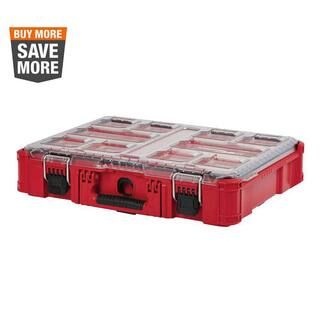 Milwaukee PACKOUT 11-Compartment Impact Resistant Portable Small Parts Organizer 48-22-8430 - The... | The Home Depot