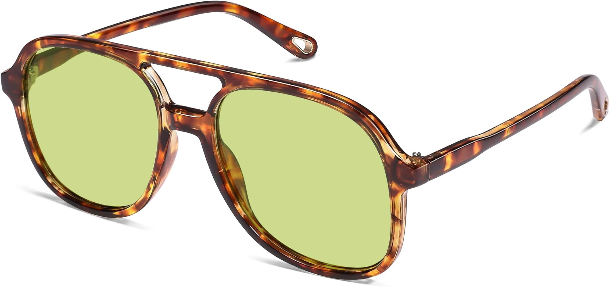 SOJOS Retro Polarized Aviator Sunglasses Womens Mens Classic 70s Vintage Trendy Square Aviators S... | Amazon (US)