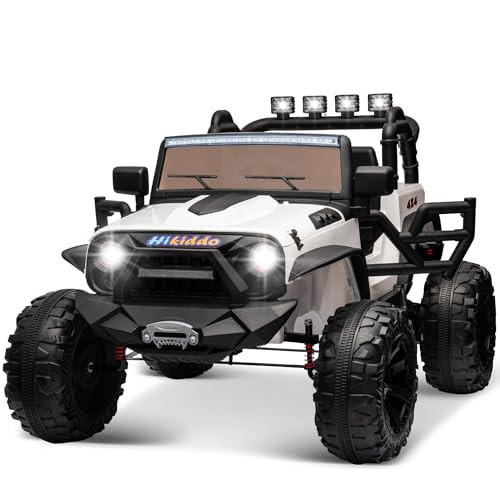 Hikiddo 24V Kids Ride on Truck 2 Seater, Electric Car Vehicle for Kids with Parent Remote Control for Boys and Girls | Amazon (US)