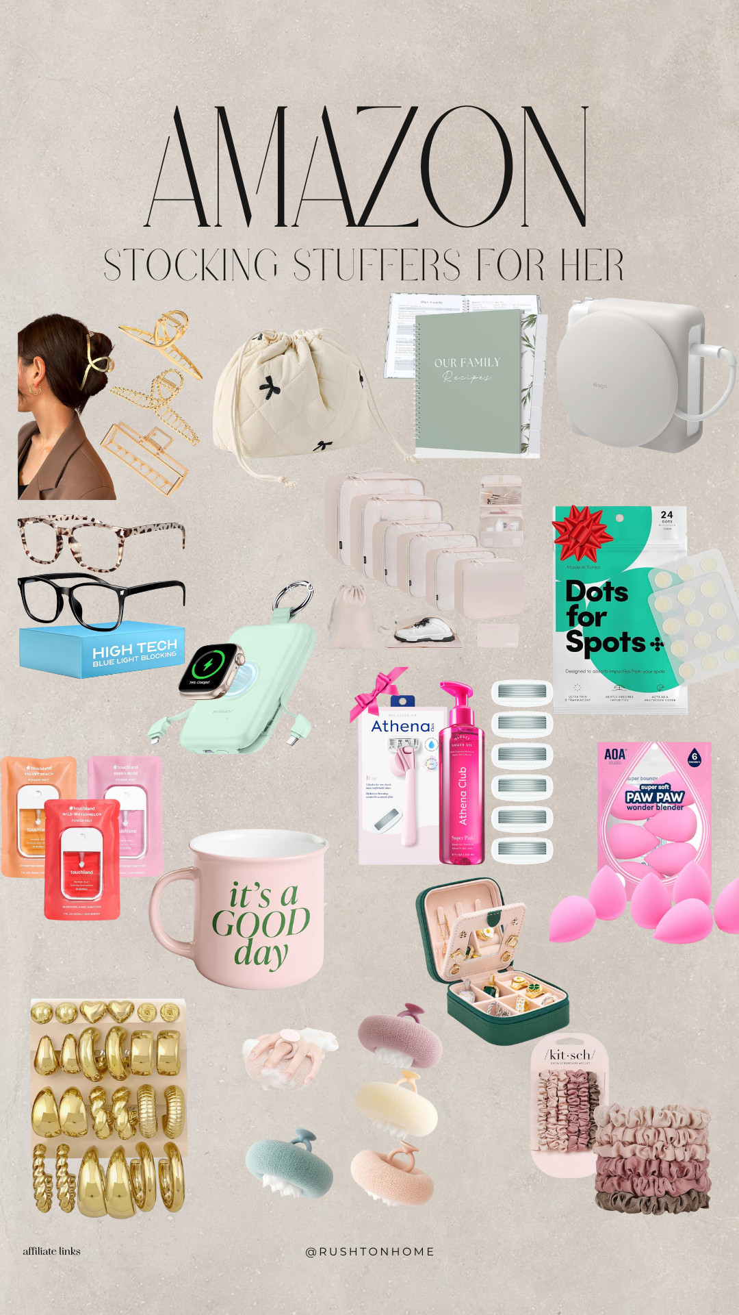 Amazon stocking stuffers for her, amazon gift ideas for her, amazon beauty stocking stuffers, amazon small gifts for women, best amazon stocking fillers 2025, amazon beauty must haves, amazon gift guide for women, holiday gifts for her amazon, affordable amazon gifts for her, amazon trending gifts for women, amazon hair accessories, amazon travel gifts for her, amazon skincare gifts, amazon jewelry organizer gifts, amazon makeup tools, amazon pimple patches, amazon charging accessories 

 #LTKGiftGuide #LTKHoliday #LTKSeasonal