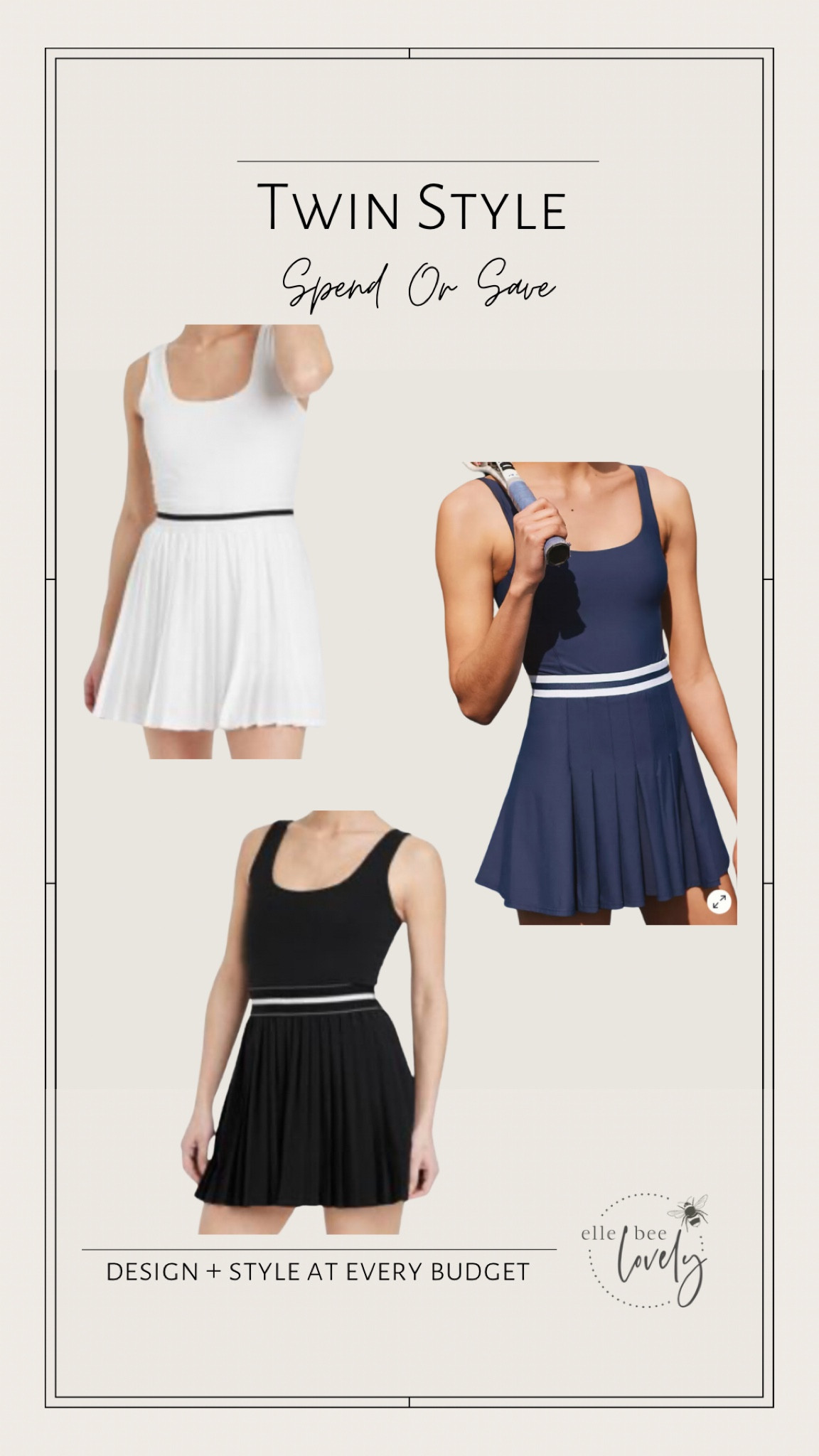 Twin Style Tuesday with Twin Tennis Dresses!
.
.
.
workout gear, workout dress, tennis gear, spring dress, summer dress, workout style

#LTKFindsUnder100 #LTKActive #LTKStyleTip