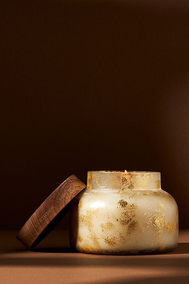 Capri Blue Hearthside Glass Jar Candle | Anthropologie (US)