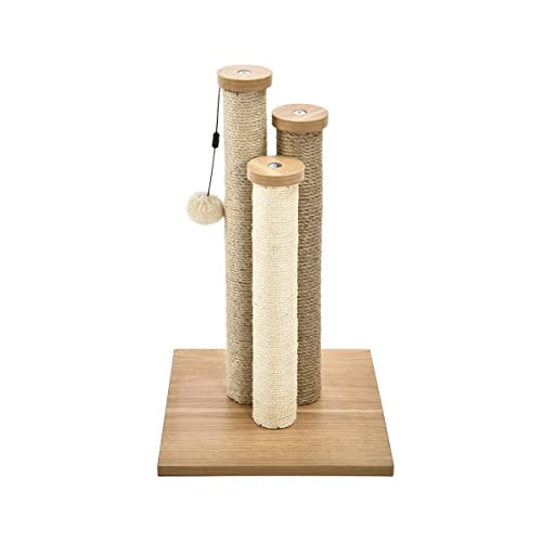 Amazon Basics Cat Scratching Post with Toy | Amazon (US)