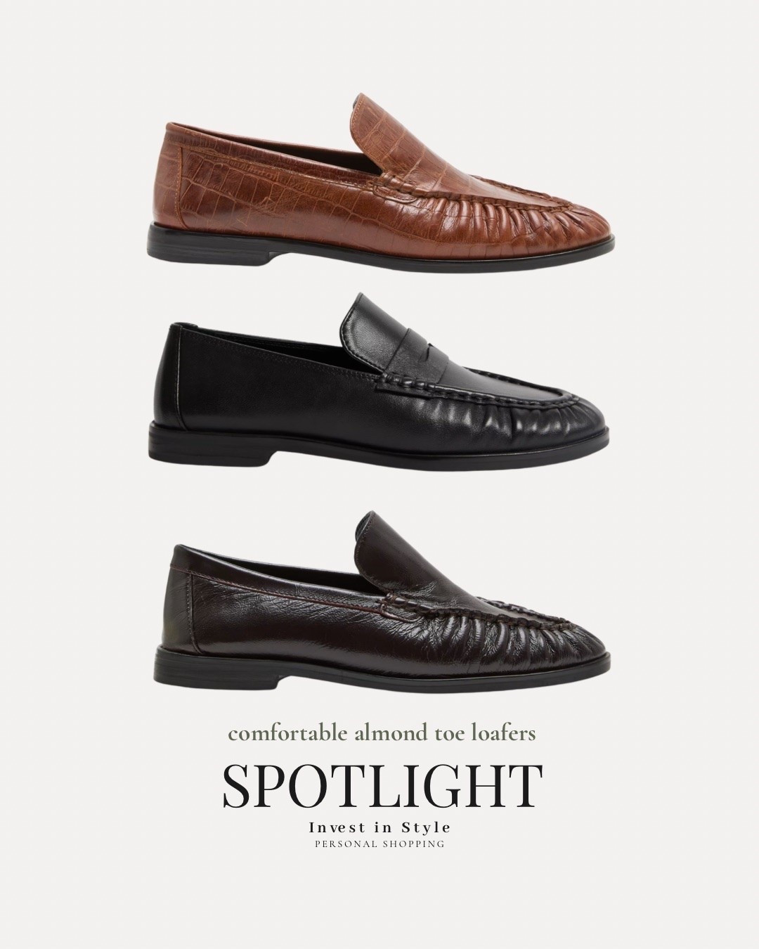 Very good leather loafers 
Super comfortable with an almond shape toe ( a touch easier to wear for most) 
Half sizes available 

Backless options available

#LTKautumn #LTKshoes #LTKworkwear