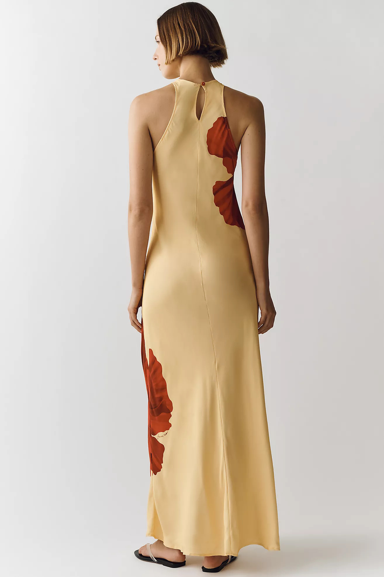 Farm Rio Poppy Print Midi Dress | Anthropologie (US)