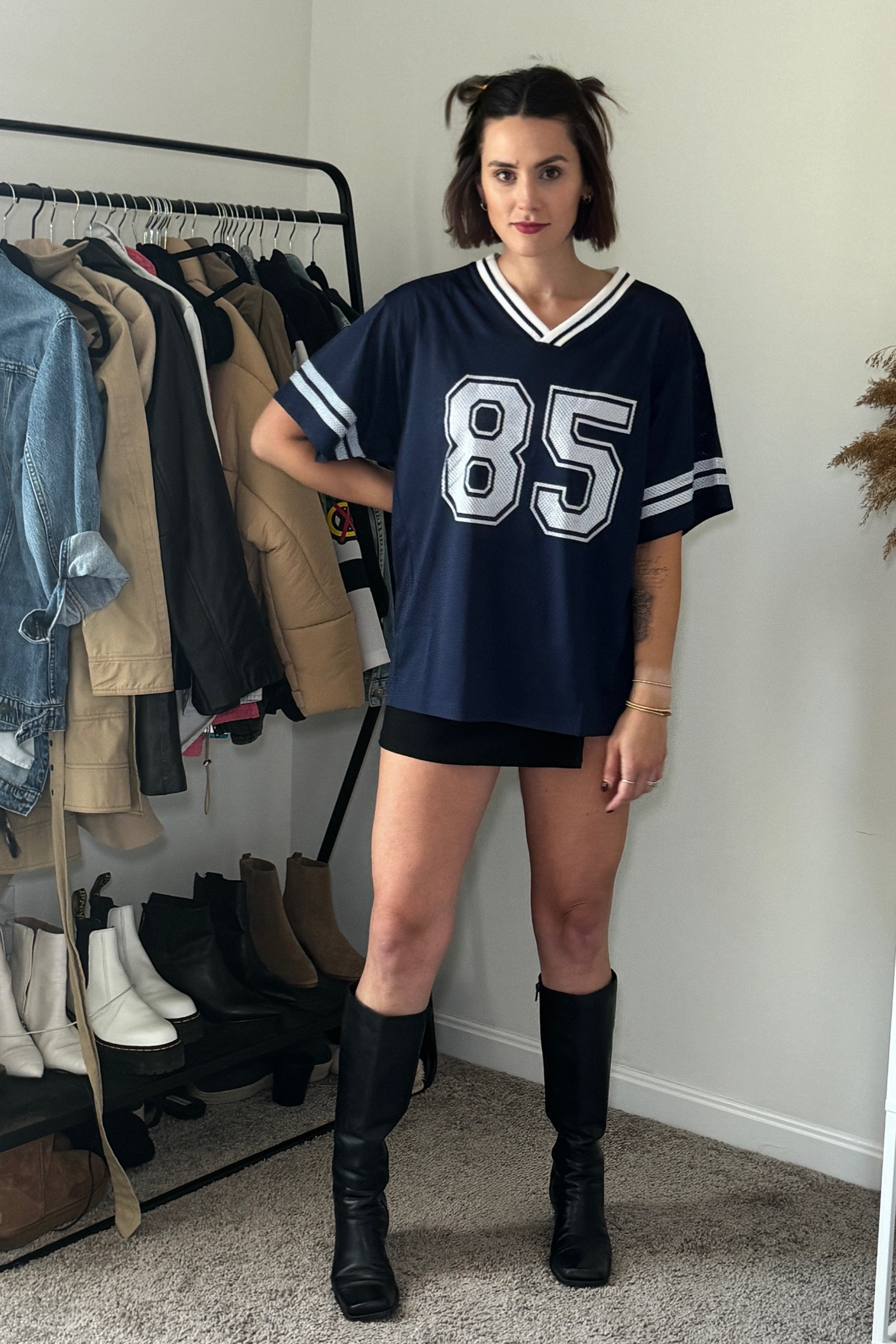 styling jerseys with skirts and boots is the perfect way to transition into football season!! #fallfashion #streetwear #jerseylooks 

#LTKFindsUnder50 #LTKStyleTip #LTKU
