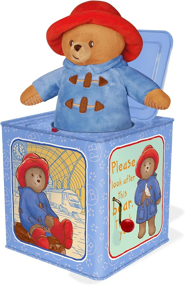 YOTTOY Paddington Bear Collection | Paddington for Baby Jack-in-The-Box Infant Plush Toy with Mus... | Amazon (US)