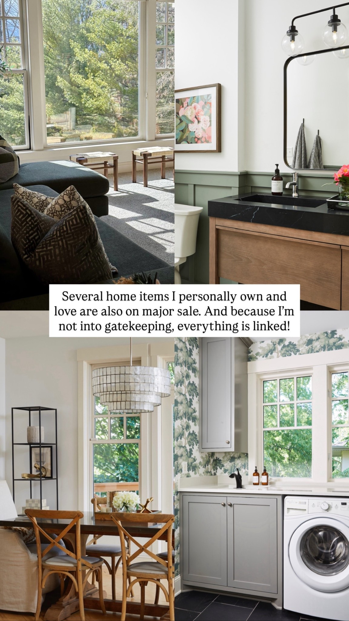 Most of these items I’ve owned for several years and they’ve held up wonderfully! White marble coasters for less than $20. A boho inspired accent table from @Lulu and Georgia. My laundry room wallpaper that is a best seller. And the Clara throw pillow cover that I can’t shut up about because it goes with everything!

#LTKSaleAlert #LTKHome