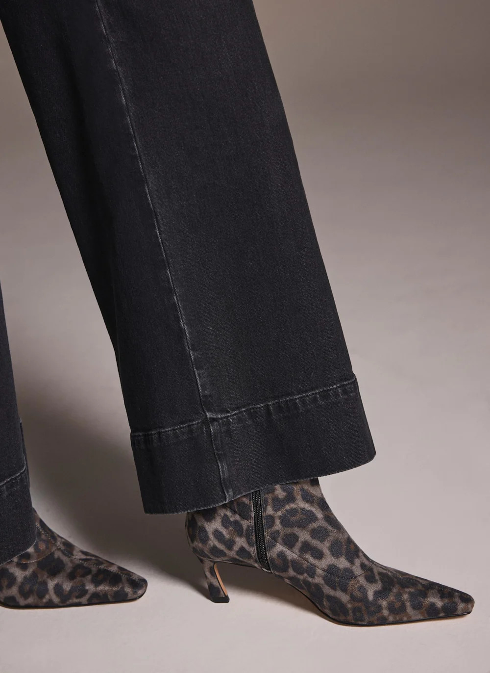 Isla Leopard Print Ankle Boots | Mint Velvet