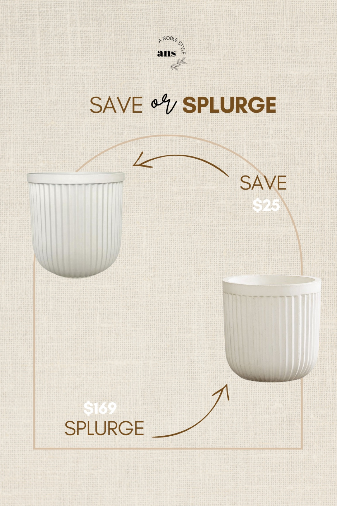 Fluted outdoor planters. Walmart vs Pottery Barn

save or splurge, daily dupe, look for less, same vibe for less

#LTKFind #LTKhome