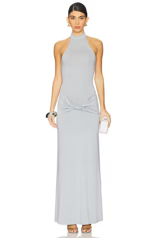 superdown Lilliana Maxi Dress in Grey from Revolve.com | Revolve Clothing (Global)
