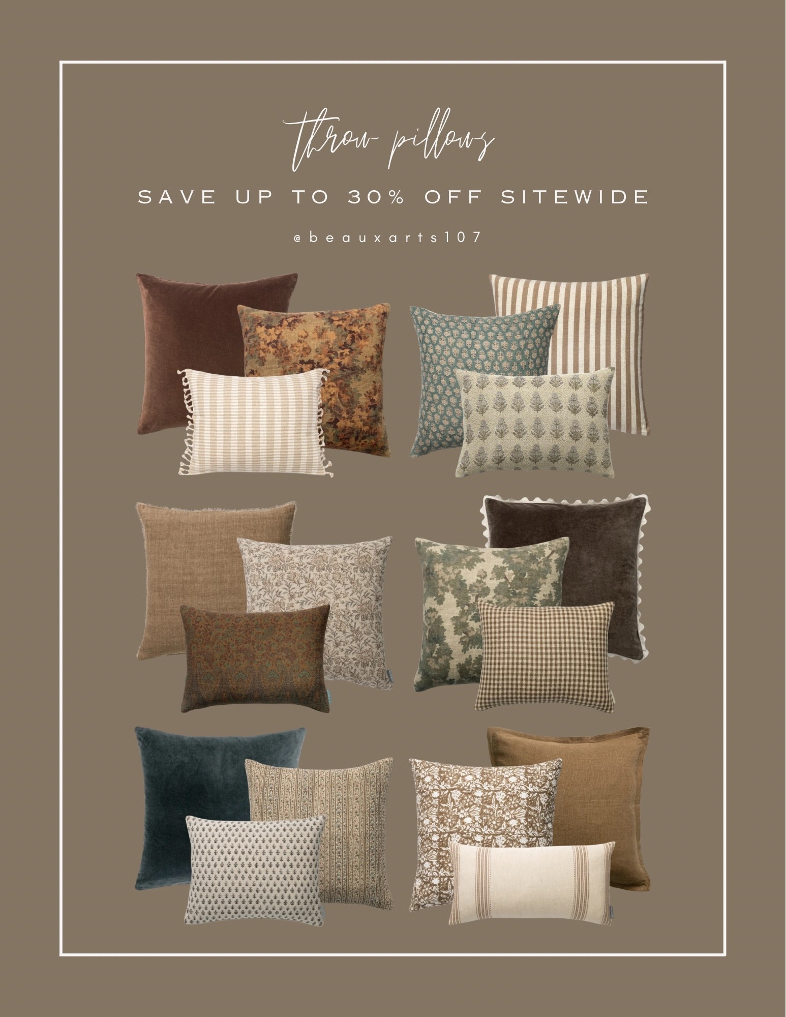 Save up to 30z% off on these gorgeous throw pillows right now during the Labor Day sale!

#LTKHome #LTKSaleAlert