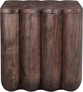 Moe's Home Collection Punyo Punyo Accent Table Espresso Brown Wood Side Tables | Amazon (US)