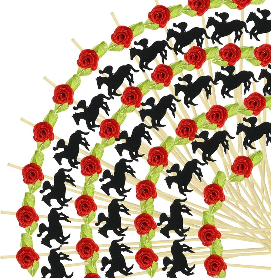 200Pcs Derby Cocktail Picks, Derby Horse Racing Toothpicks for Appetizer for Horse Race Party Sup... | Amazon (US)