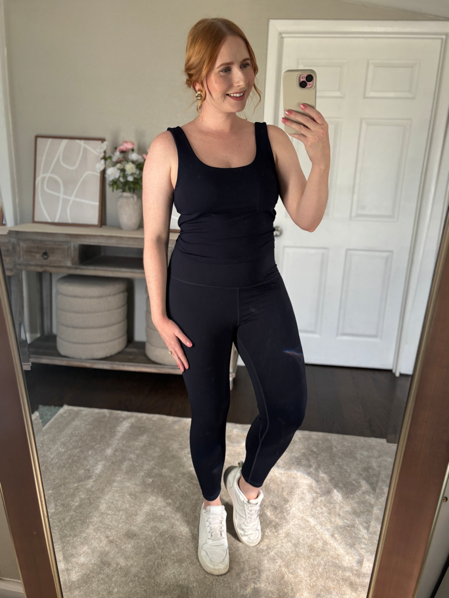 @onequince workout look! Size medium in tank size medium in leggings 

#LTKActive #LTKfitnessgoals #LTKMidsize