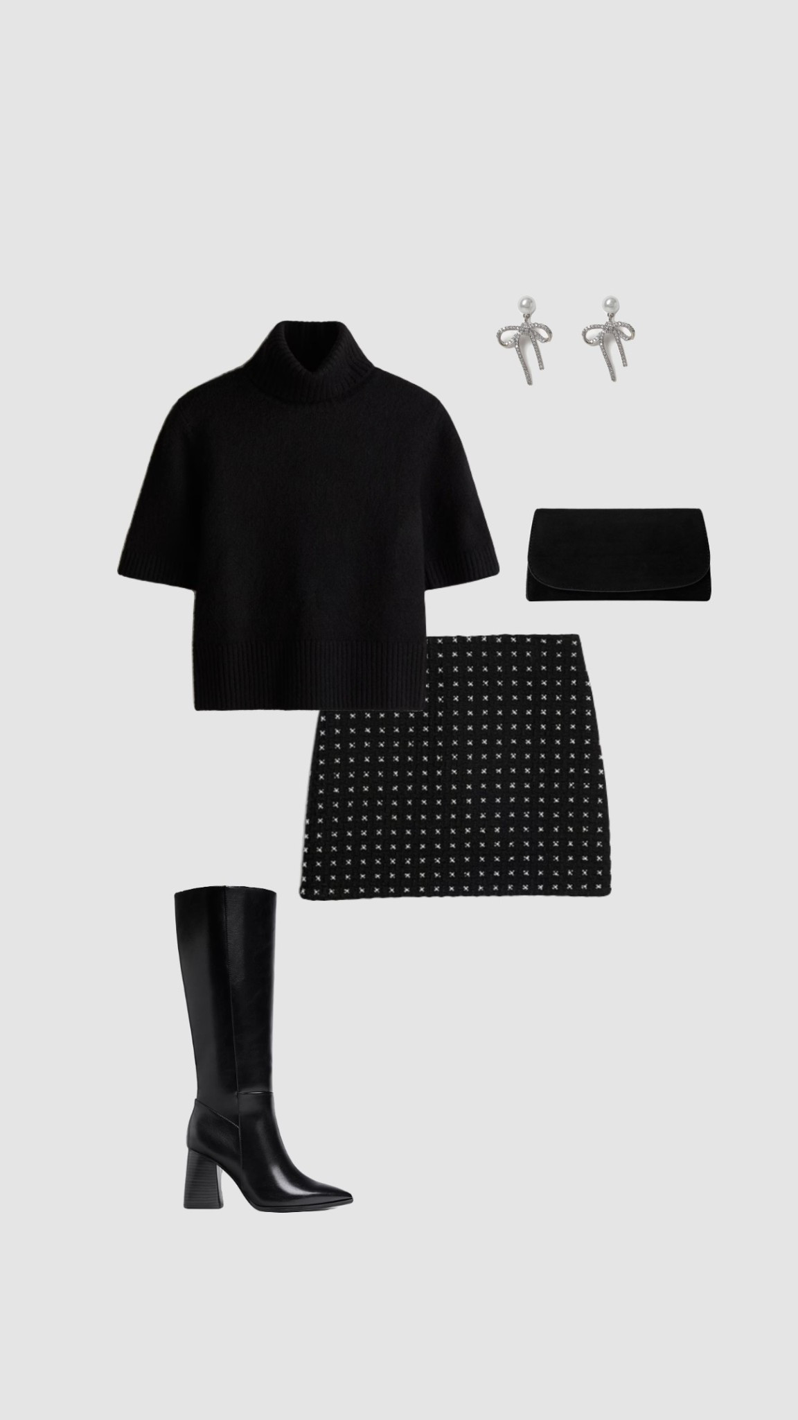 Use code JESSIEFIR for extra £££ off Boohoo 

Black Christmas Party Outfit ✨

• going out outfits night out outfit Christmas Day outfit embellished stud mini skirt short sleeve high polo neck jumper heeled knee high boots date night new years Eve winter outfits • 



#LTKfestive #LTKpartywear #LTKdatenight