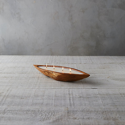 Teak Boat Citronella Candle | Terrain