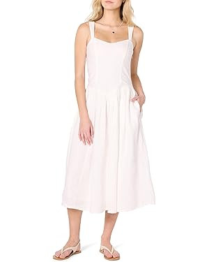 The Drop Womens Balu Feminine Shaped Waist Midi Dress | Amazon (US)