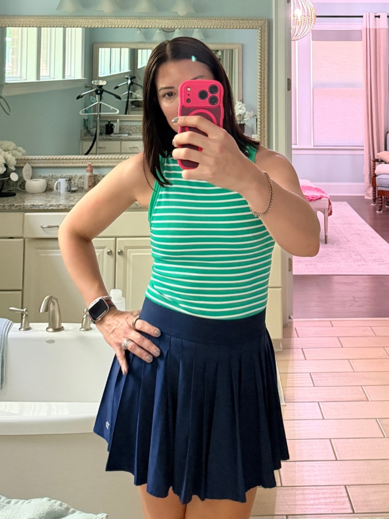 Baseball game this afternoon AND it’s 90°…it calls for a skort and tank  with built in underwear and bra 🎯

#LTKmomlife #LTKOver40 #LTKActive