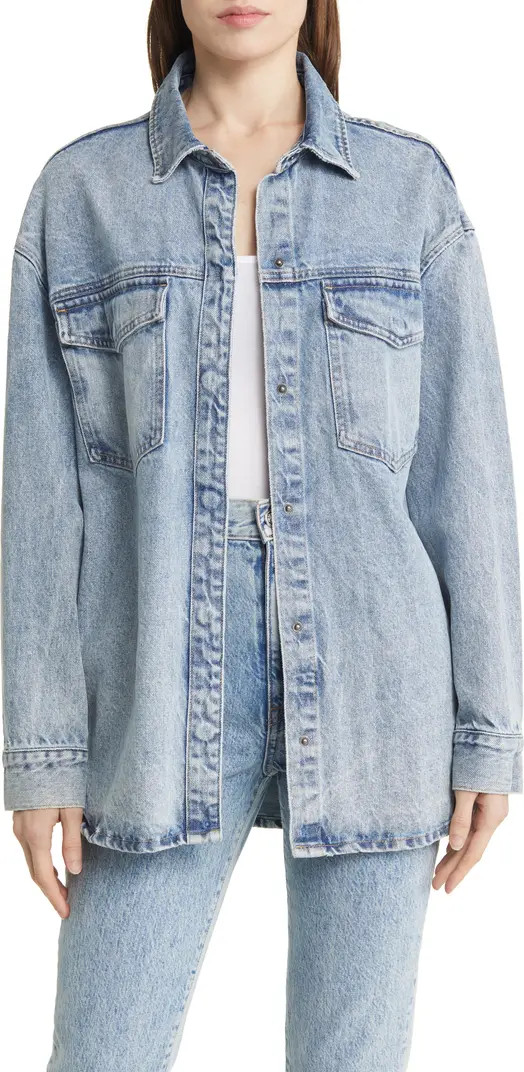 Mille Oversize Denim Shirt Jacket | Nordstrom