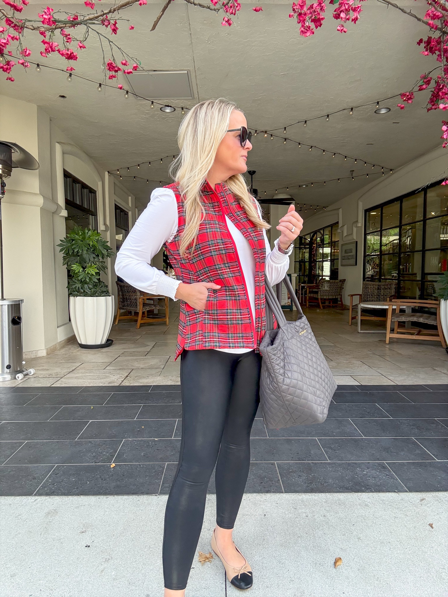 Holiday outfit idea that’s a casual Christmas outfit! I love this Christmas vest and have paired it with an Amazon top that has a puff detail at the shoulder! Wearing with spans faux leather leggings and two toned ballet flats! 

Tap photos below to shop!

Christmas outfits, holiday outfits, Amazon Christmas, Amazon tops, Amazon fashion, ballet flats, Amazon fall fashion, Amazon winter fashion, Amazon sweater, Amazon Thanksgiving outfit

#LTKSeasonal #LTKHoliday #LTKFindsUnder50