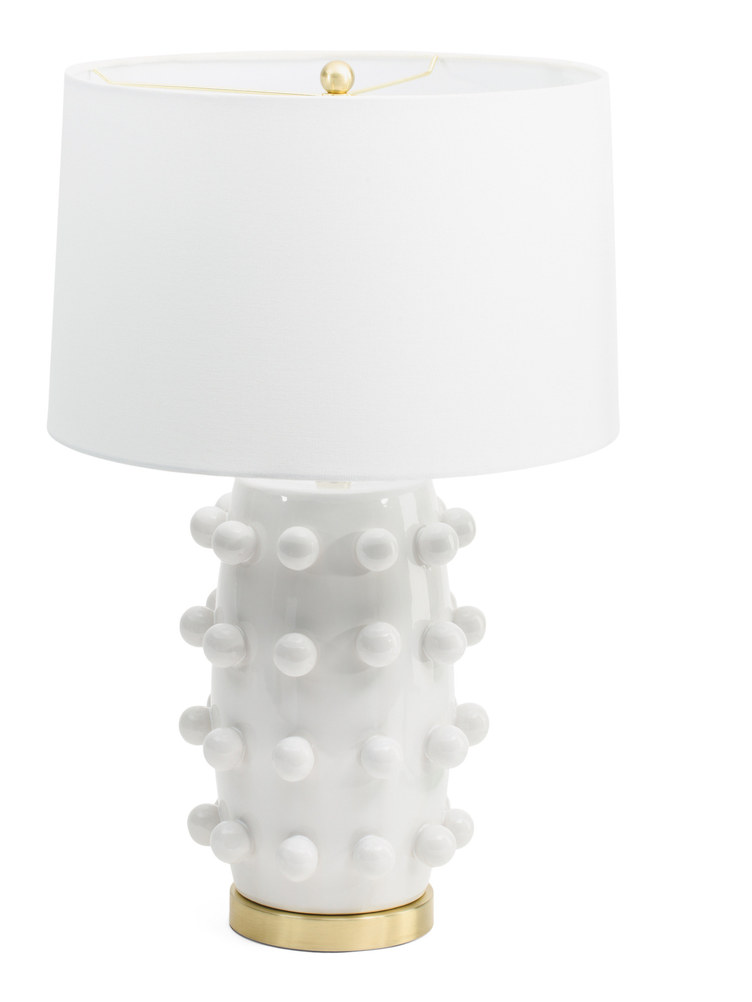 26in Ceramic Textured Dot Table Lamp | Bedroom | Marshalls | Marshalls