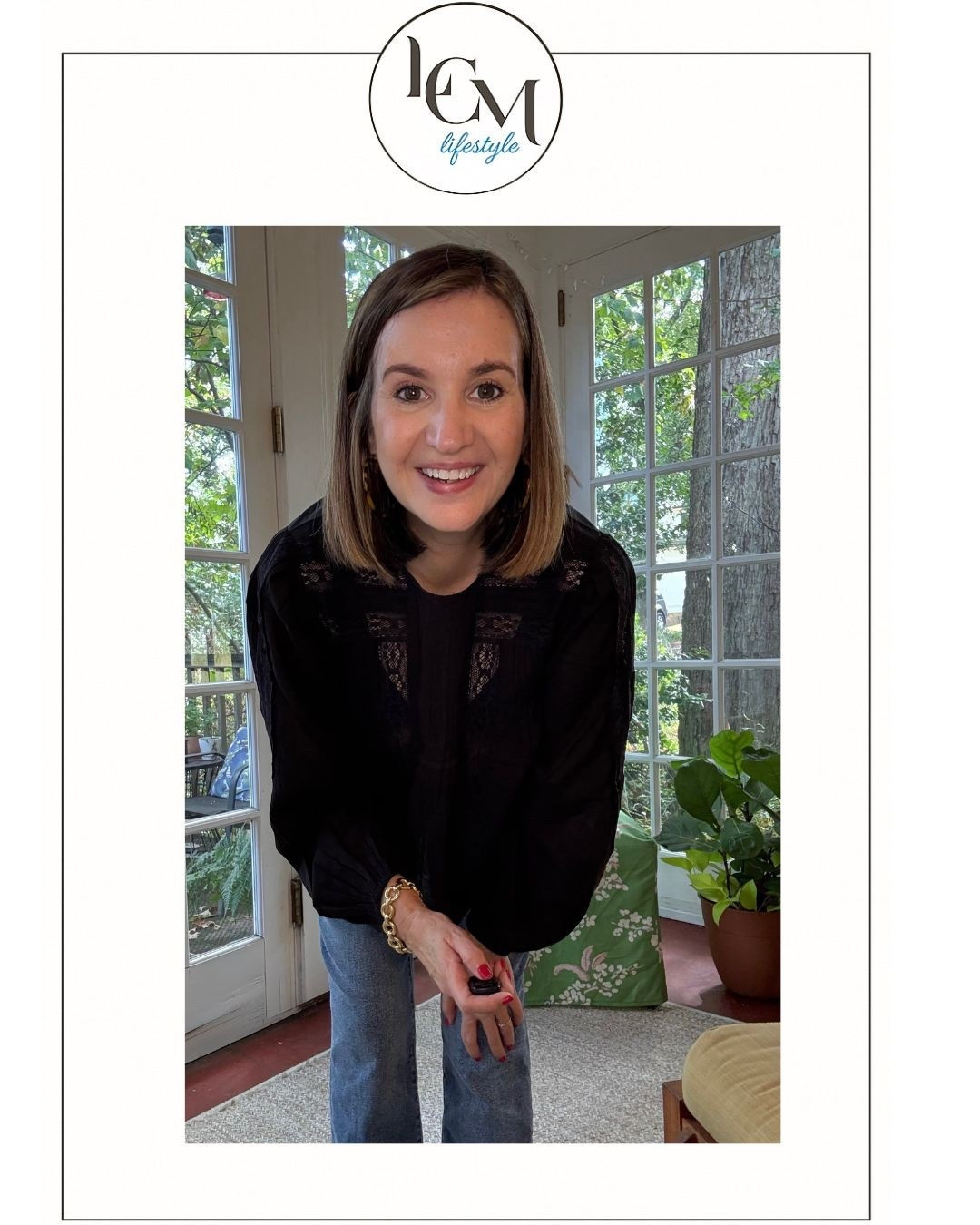 Hey friends - hope your day is going well! Here’s some fun with picture taking! My effortlessly everyday style—lace, denim, and a touch of gold. Shop the look now, including makeup - on my LTK! Never miss a post - just tap the bell
🔔 at the top right! #LCMLifestyle

#LTKStyleTip #LTKBeauty #LTKFallSale