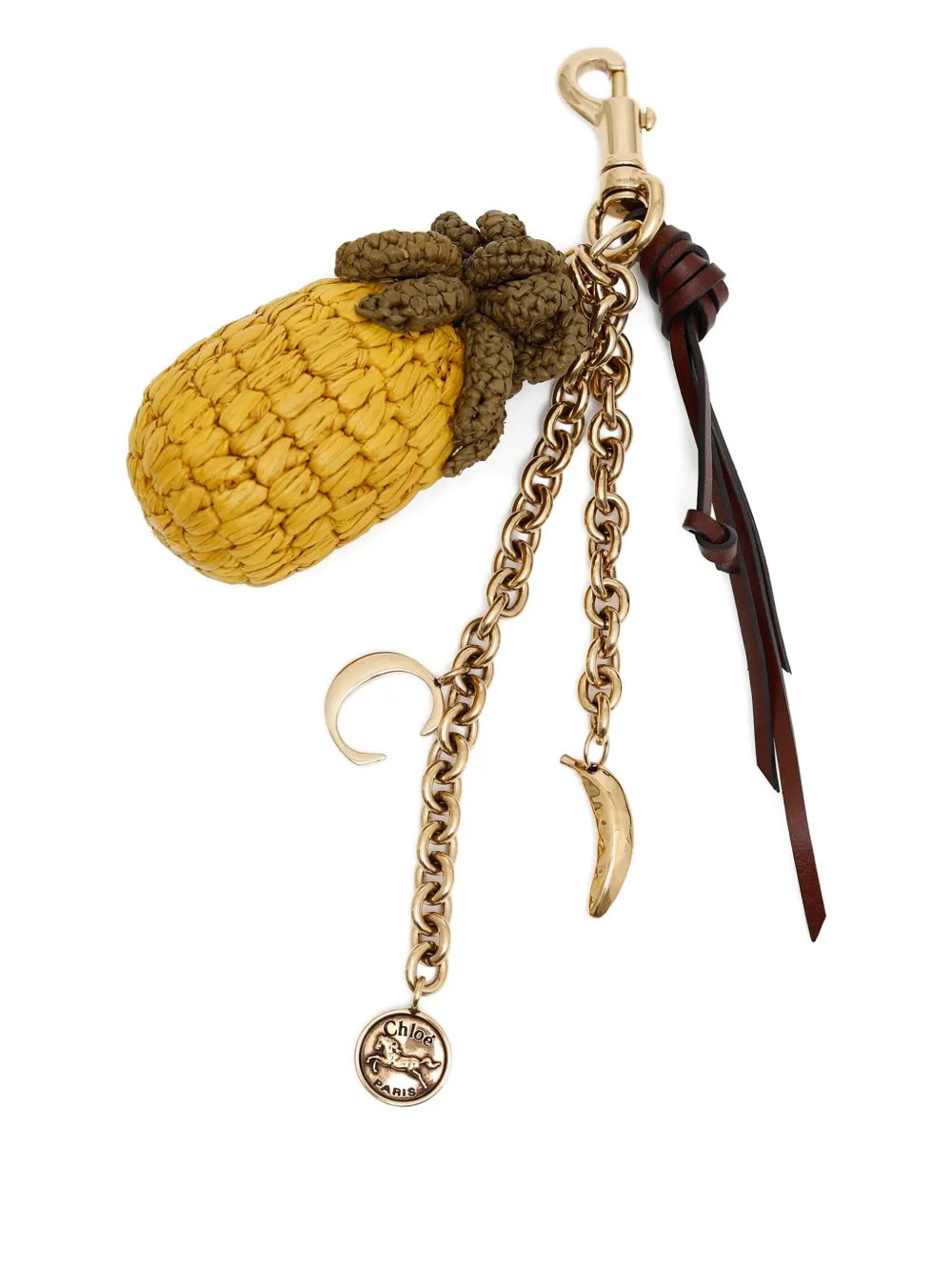 Chloé pineapple bag charm - Yellow | Farfetch Global