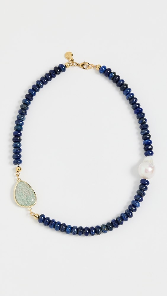 MAYAMAR Pearl and Stone Necklace in Lapis Lazuli | Shopbop | Shopbop