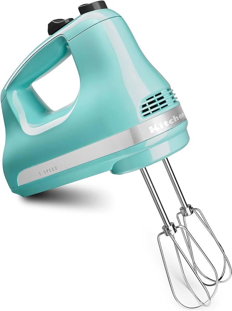 KitchenAid 5 Ultra Power Speed Hand Mixer - KHM512, Aqua Sky | Amazon (US)