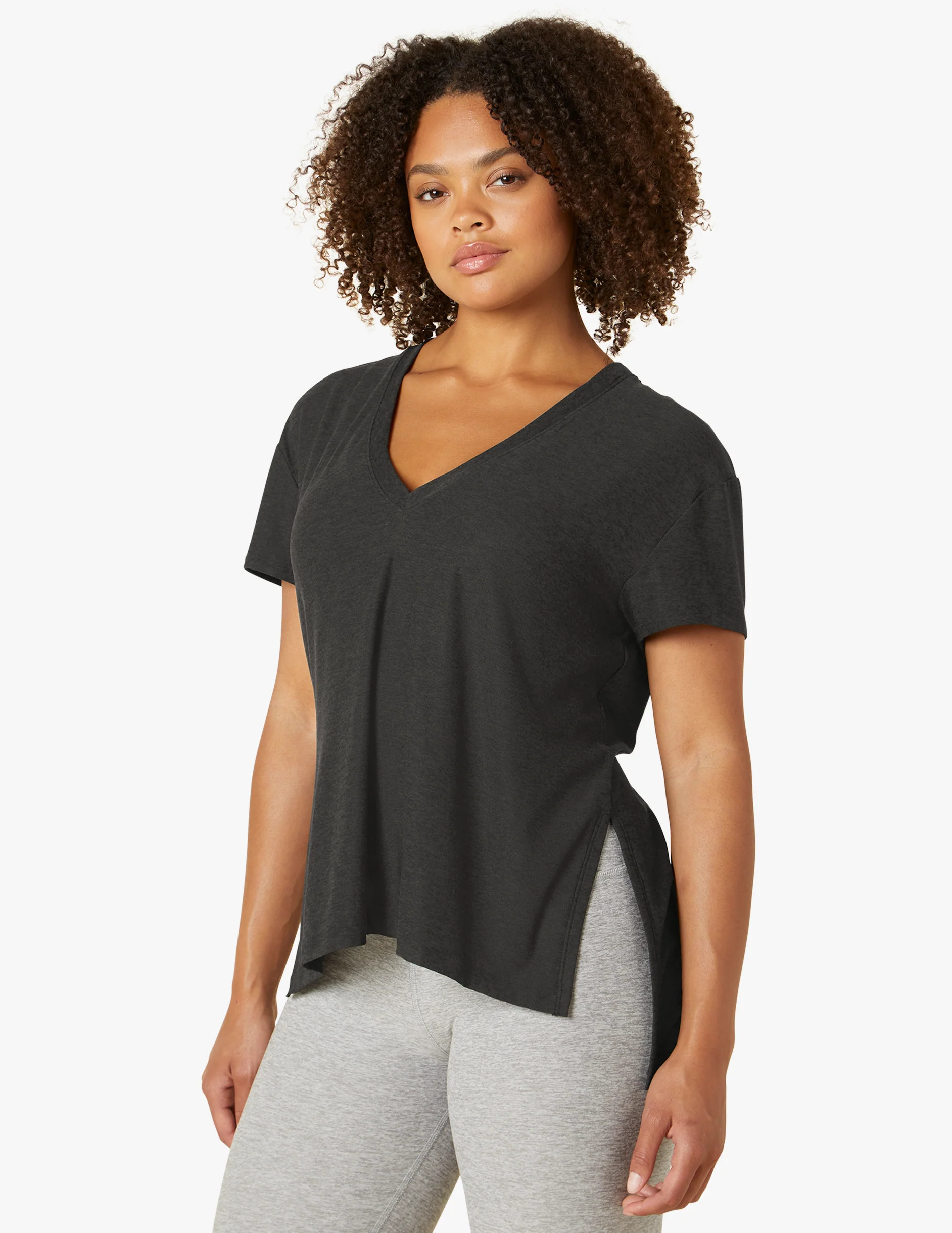 Split Up Long Tee | Beyond Yoga | Beyond Yoga