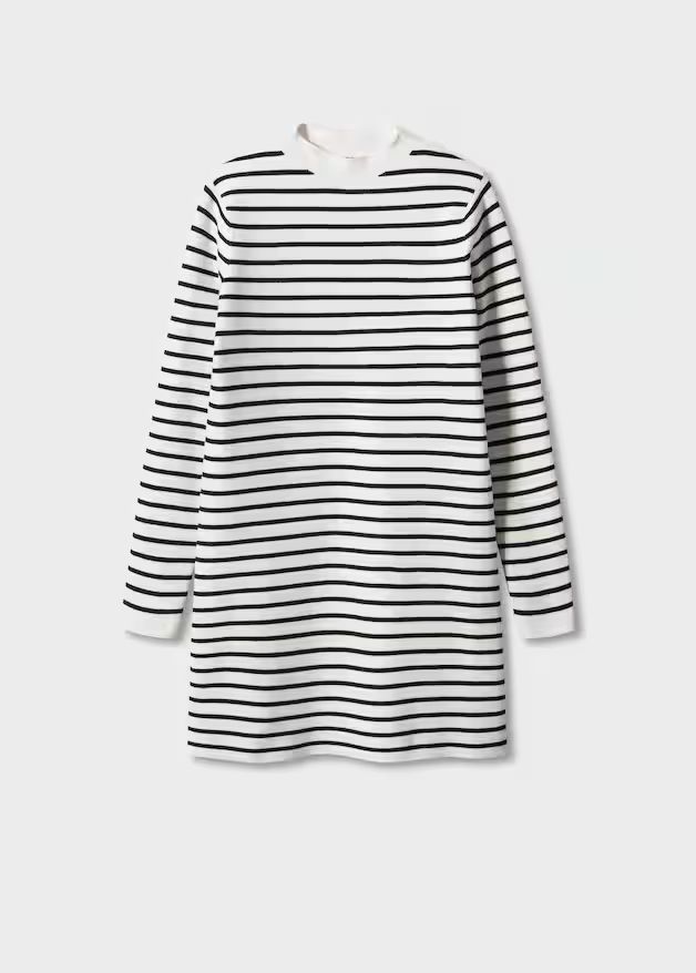 Striped jersey dress | MANGO (US)