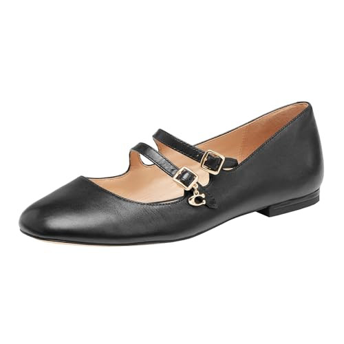 Coach Women's Whitley Mary Jane Flat, Black, 9.5 | Amazon (US)