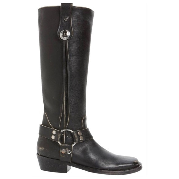 Balenciaga Distressed Knee High Harness Boot | Poshmark